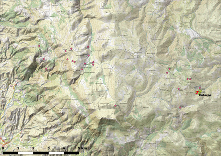 Karte Sierra de Gador